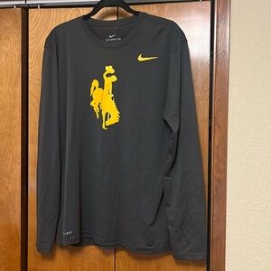 Nike Dri-Fit Universify of Wyoming Shirt - Men’s Large
